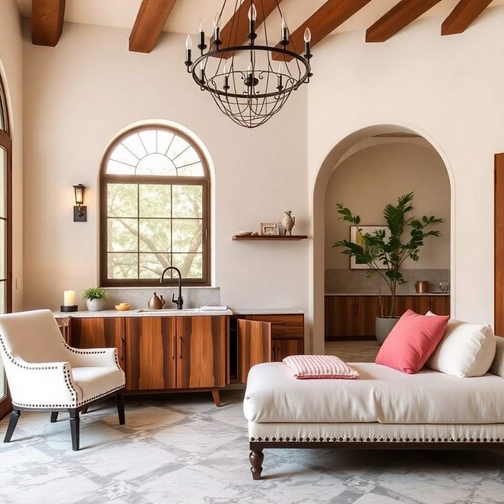 Acabados premium de lujo en interiores modernos